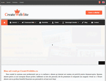Tablet Screenshot of createwebsite.ro